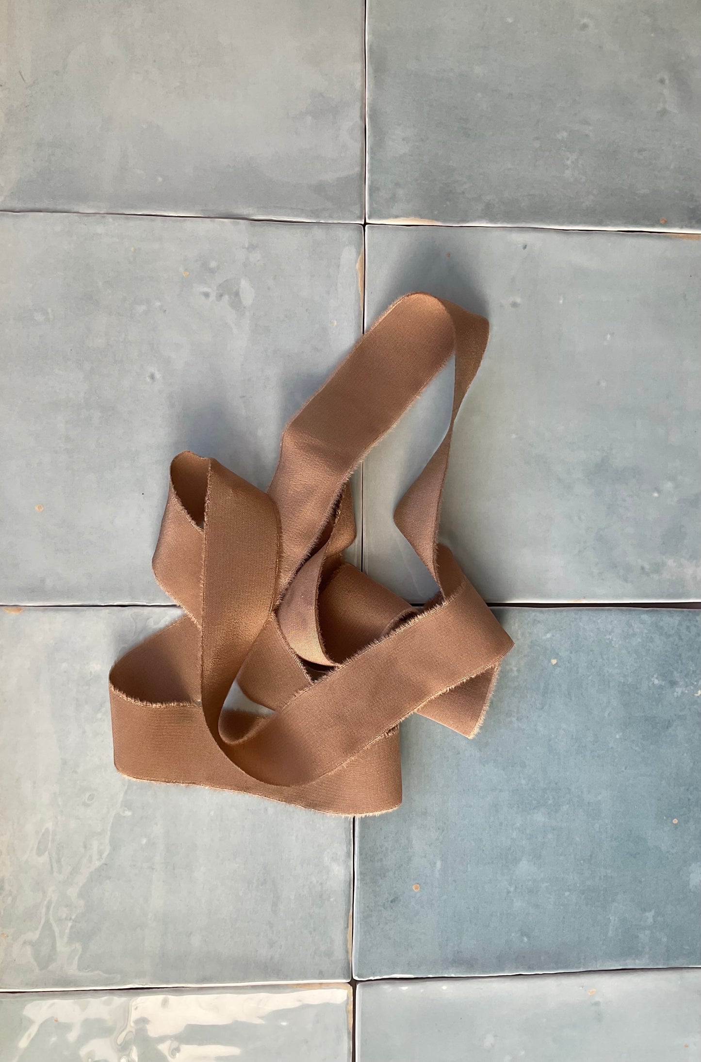 Silk Ribbon - Latte