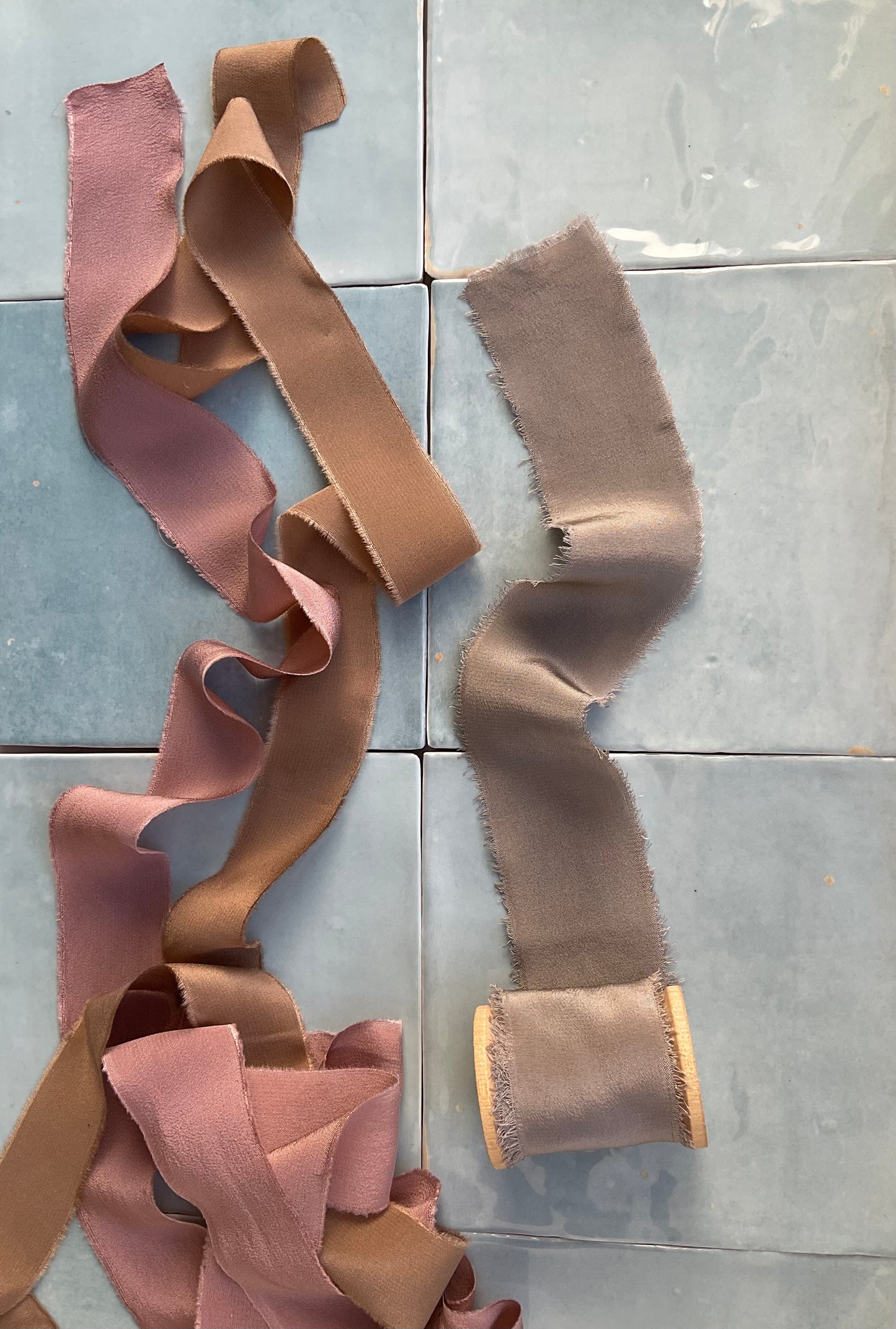 Silk Ribbon - Latte