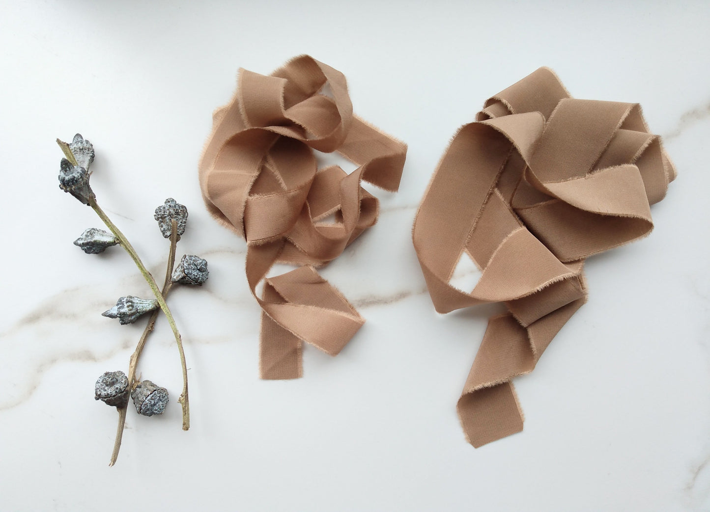 Silk Ribbon - Latte