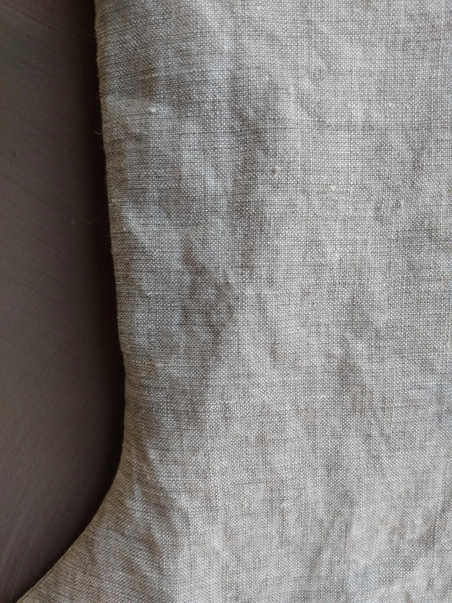 Minimalist Linen Stocking - Oatmeal