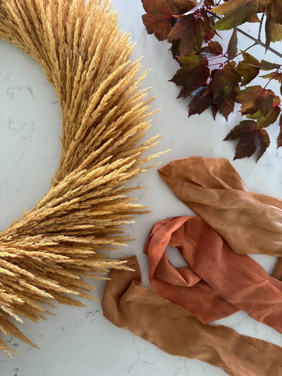 Fall Wheat Style Wreath