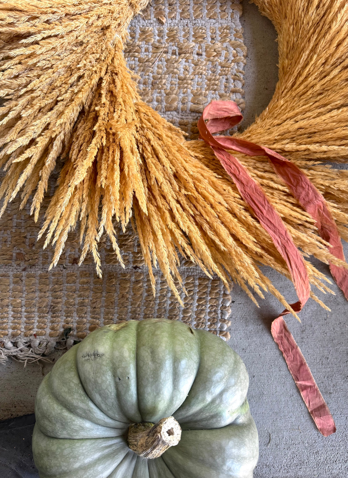 Fall Wheat Style Wreath