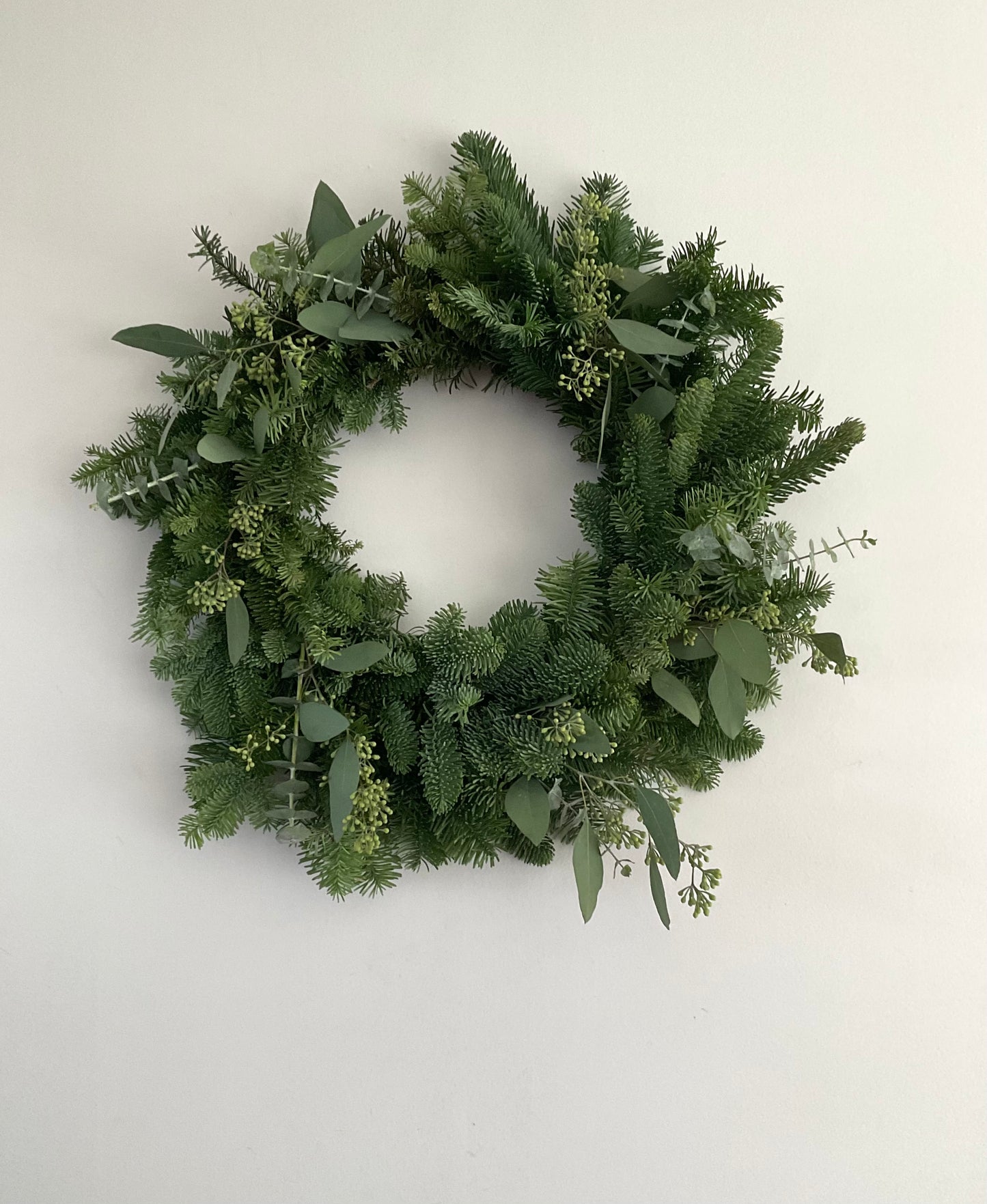 Fresh Eucalyptus & Noble Fir Wreath