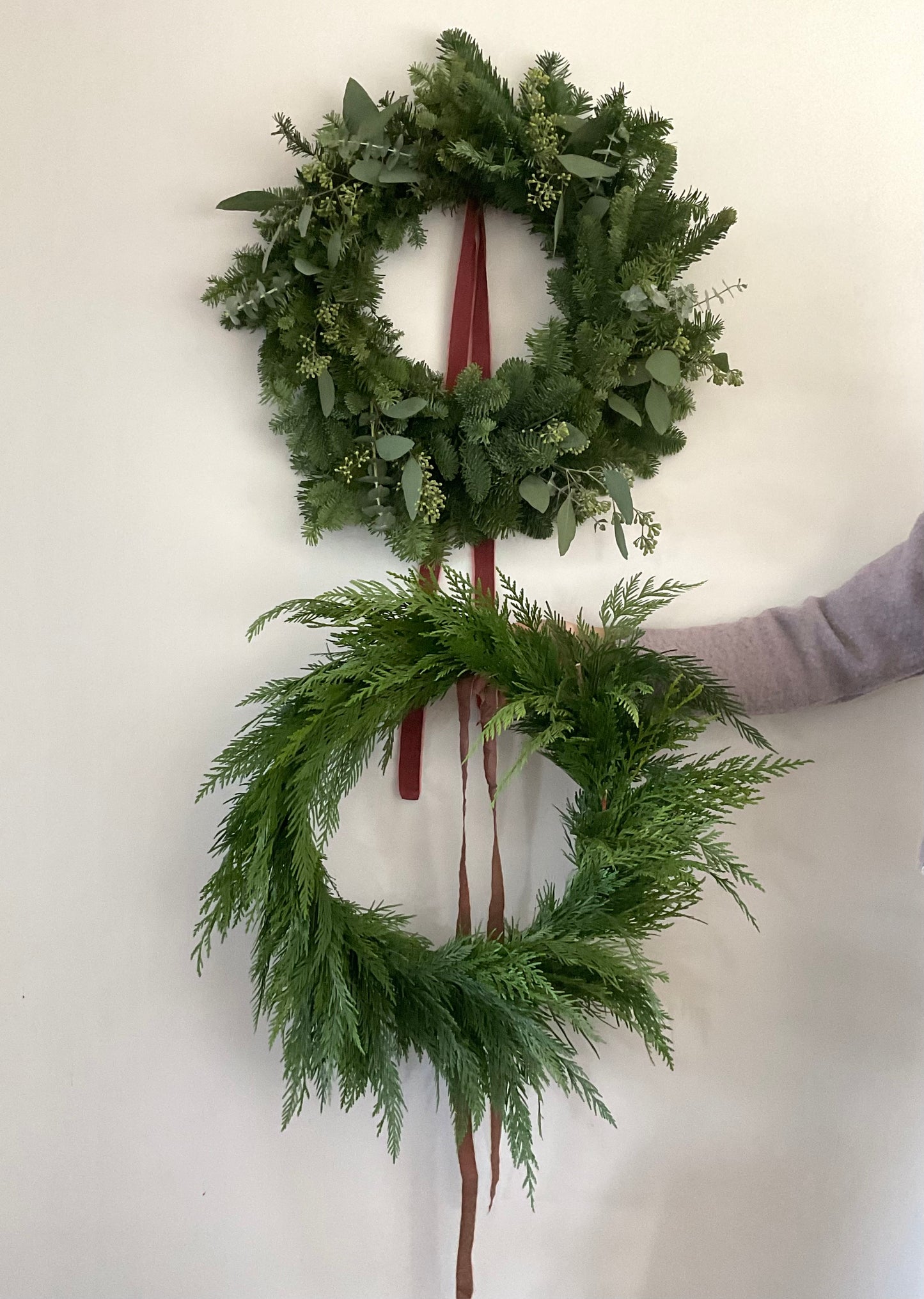 Fresh Eucalyptus & Noble Fir Wreath