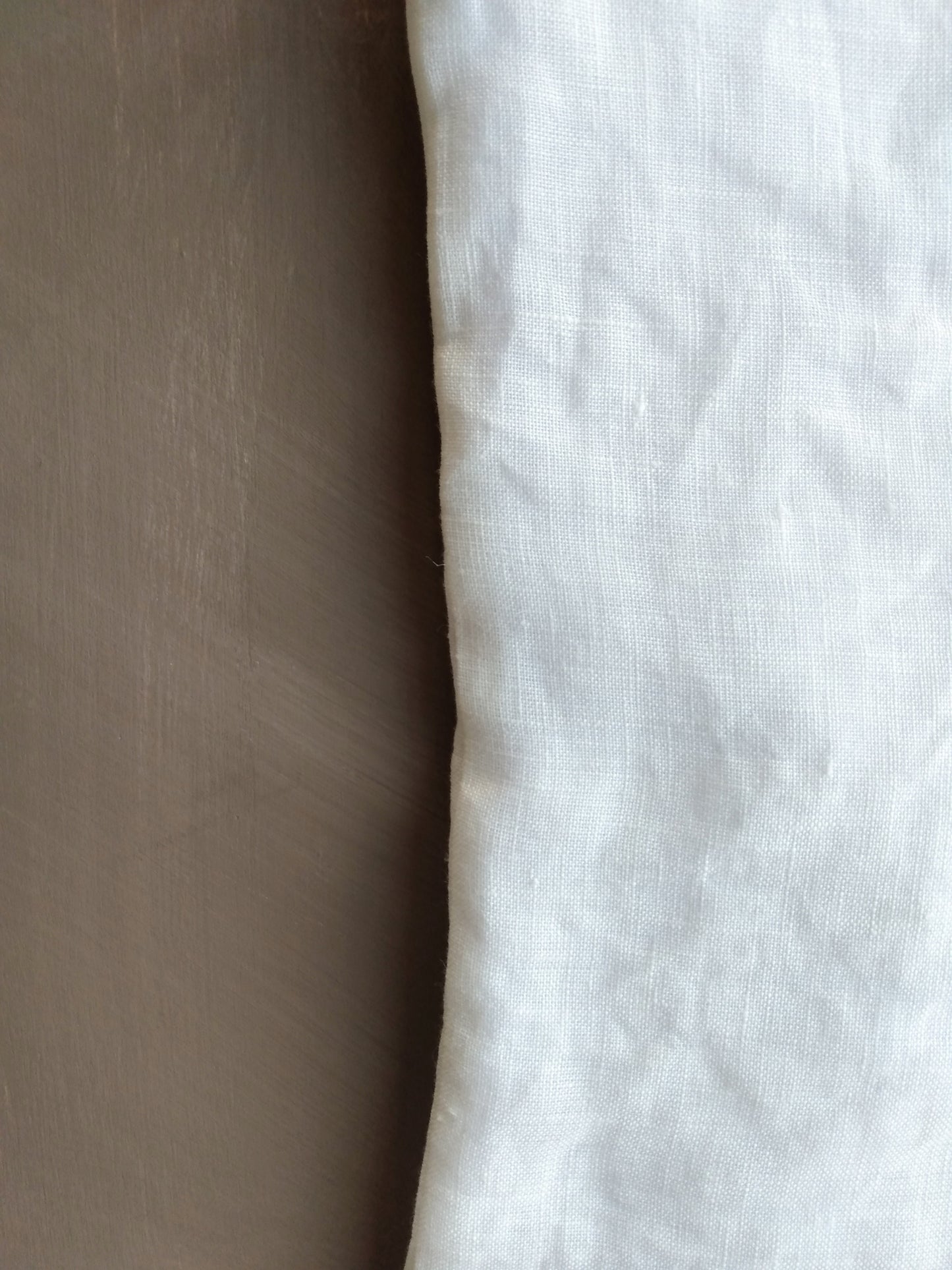 Minimalist Linen Stocking - Cream